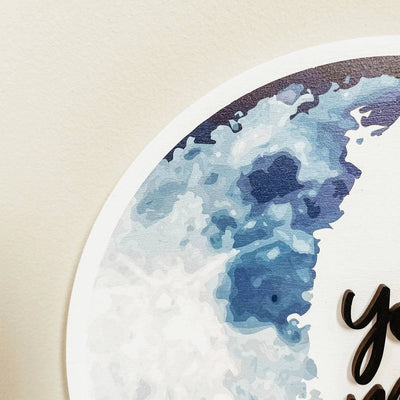 I Love You To the Moon and Back | Wooden Sign - The Local Space