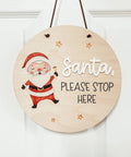 Santa Please Stop Here Mini Sign (SALE) - The Local Space