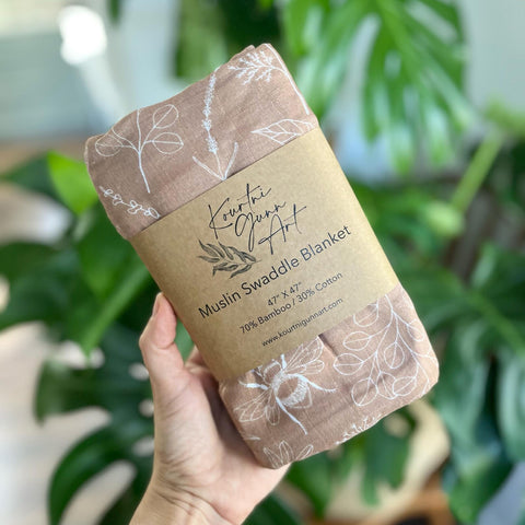 Kourtni Gunn Art Swaddle Blankets - Multiple Designs