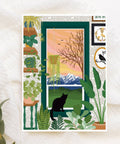 Kourtni Gunn Art Black Cat Greeting Card - The Local Space