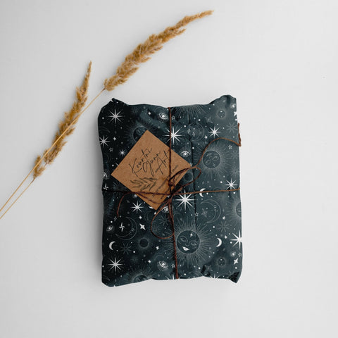 Kourtni Gunn Art Celestial Wrapping Paper - 2 Sheets - The Local Space