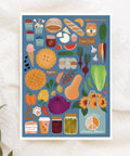 Kourtni Gunn Art Farmers Market Greeting Card - The Local Space