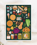 Kourtni Gunn Art Farmers Market Greeting Card - The Local Space