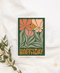 Kourtni Gunn Art Flowers Happy Birthday Greeting Card - The Local Space