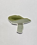 Kourtni Gunn Art Green Mushroom Sticker - The Local Space