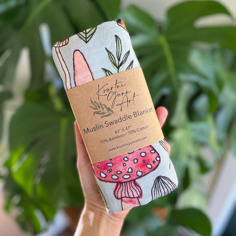 Kourtni Gunn Art Swaddle Blankets - Multiple Designs