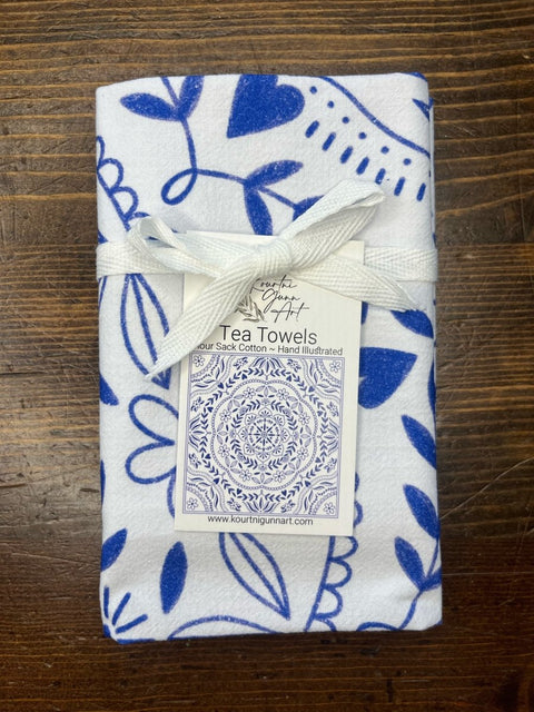 Kourtni Gunn Art Mandala Tea Towel - 100% Cotton - The Local Space