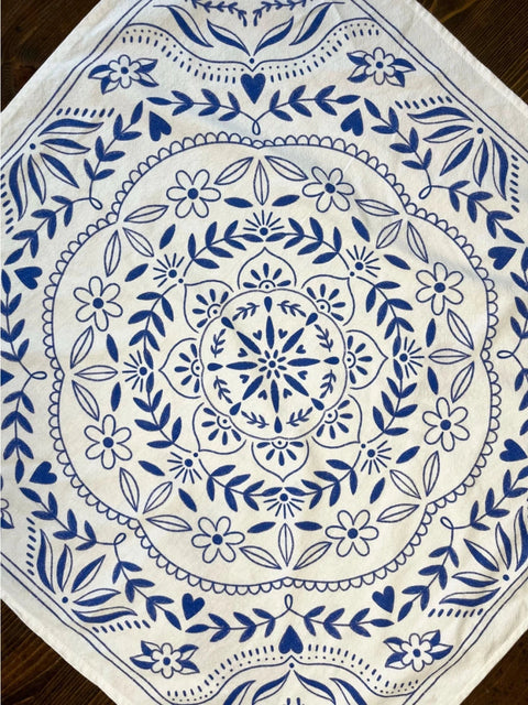Kourtni Gunn Art Mandala Tea Towel - 100% Cotton - The Local Space