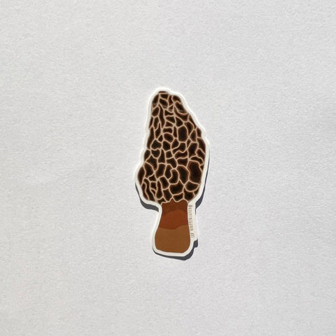 Kourtni Gunn Art Morel Mushroom Sticker - The Local Space