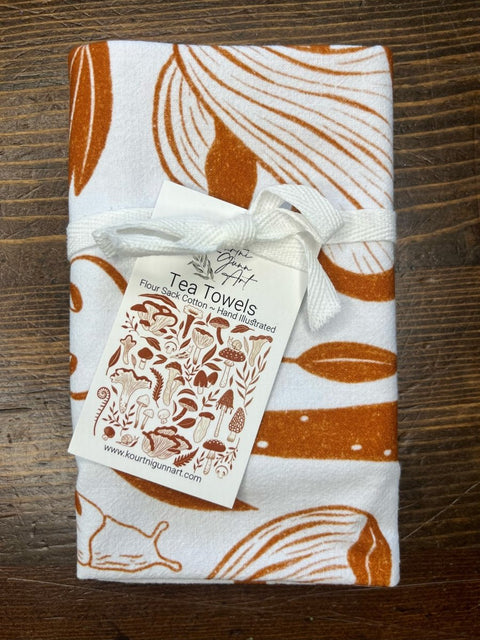 Kourtni Gunn Art Mushroom Tea Towel - 100% Cotton - The Local Space