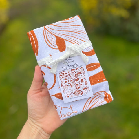 Kourtni Gunn Art Mushroom Tea Towel - 100% Cotton - The Local Space