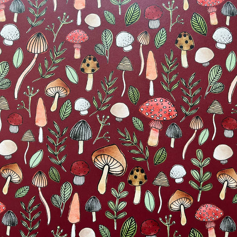 Kourtni Gunn Art Mushroom Wrapping Paper - 2 Sheets - The Local Space