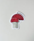 Kourtni Gunn Art Red Mushrooms Sticker - The Local Space