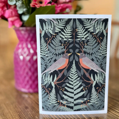 Kourtni Gunn Art Robin Greeting Card