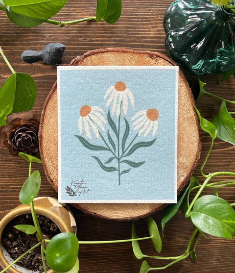 Kourtni Gunn Art Swedish Dishcloths - Eco - friendly Paper Towel Alternative - The Local Space