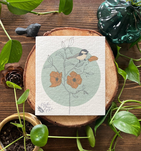 Kourtni Gunn Art Swedish Dishcloths - Eco - friendly Paper Towel Alternative - The Local Space