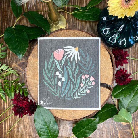 Kourtni Gunn Art Swedish Dishcloths - Eco - friendly Paper Towel Alternative - The Local Space