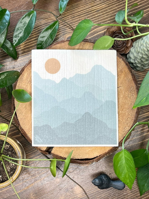 Kourtni Gunn Art Swedish Dishcloths - Eco - friendly Paper Towel Alternative - The Local Space