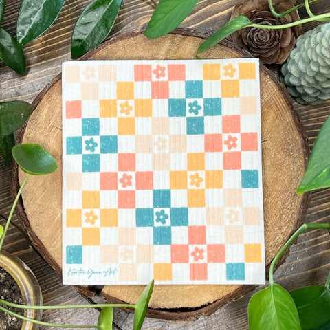 Kourtni Gunn Art Swedish Dishcloths - Eco - friendly Paper Towel Alternative - The Local Space