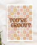 Kourtni Gunn Art You're Groovy Greeting Card - The Local Space