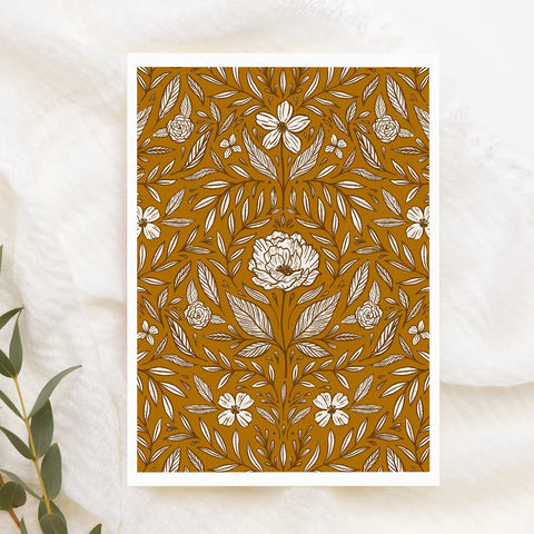 Kourtni Gunn Art Botanical Greeting Card