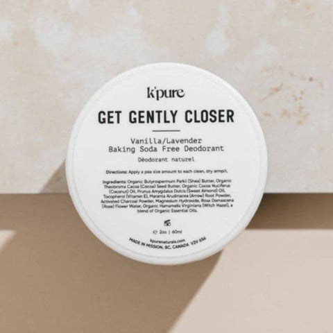 K'Pure Get Gently Closer – Baking Soda Free Natural Deodorant - The Local Space