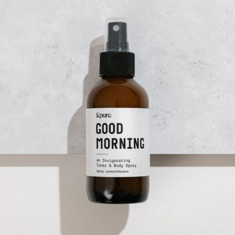 K'Pure Good Morning Essential Oil Spray – Grapefruit & Spearmint Face + Body Mist - The Local Space