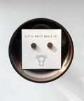 Leather Stud Earrings - The Local Space