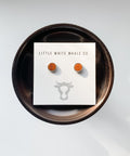 Leather Stud Earrings - The Local Space
