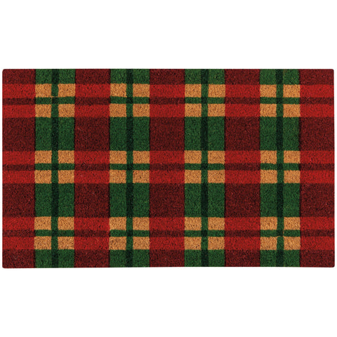 Holiday Plaid Doormat - The Local Space