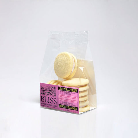 Lemon Raspberry Buttercream Filled Cookies - The Local Space