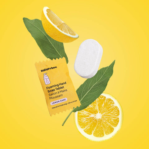 Lemon Sage Concentrated Foaming Hand Soap Tablet - The Local Space