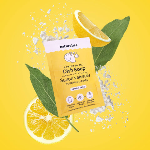 Lemon Sage Dish Soap | Powder To Gel - The Local Space