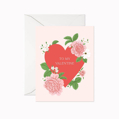 To My Valentine Card | Greeting Card (SALE) - The Local Space