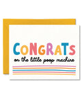 Pretty By Her Little Poop Machine greeting card baby card - The Local Space