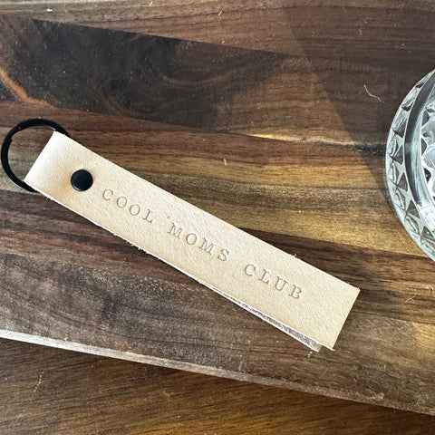 Leather Key Tags - Various Designs