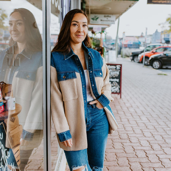 Nevada Knit Denim Jacket