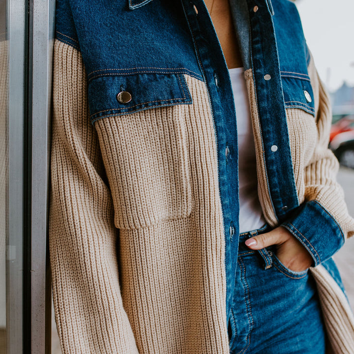 Nevada Knit Denim Jacket