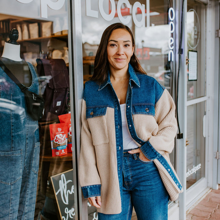 Nevada Knit Denim Jacket