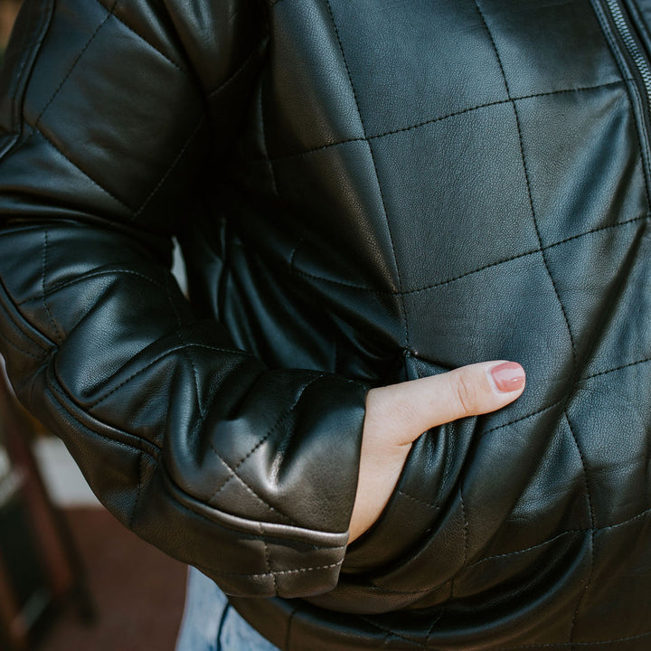 Black Bomber Jacket