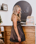 Satin Baby Doll Dress - The Local Space