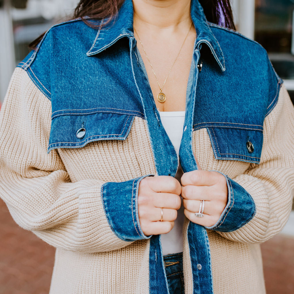 Nevada Knit Denim Jacket