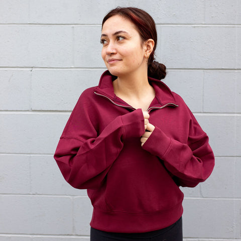 Mailyn Mockneck Half Zip Pullover