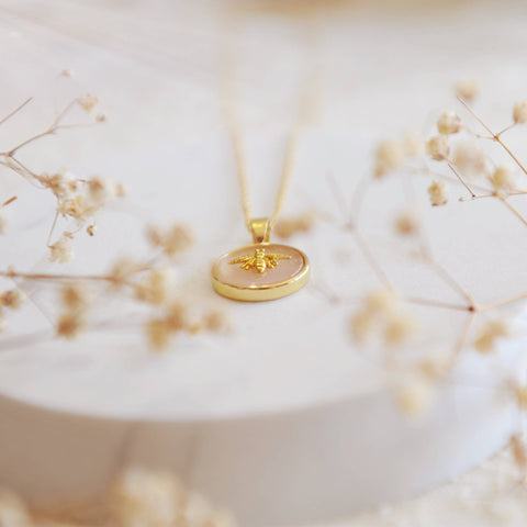 Lola Bee Necklace Rose Quartz - The Local Space