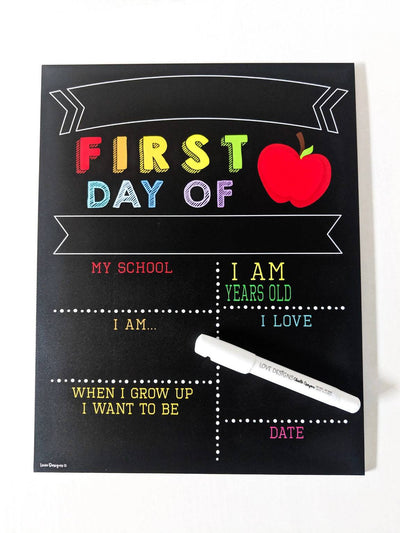 First & Last Day of School Chalkboard Sign (SALE) - The Local Space