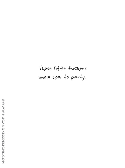 Crazy Little Bastard | Greeting Card - The Local Space