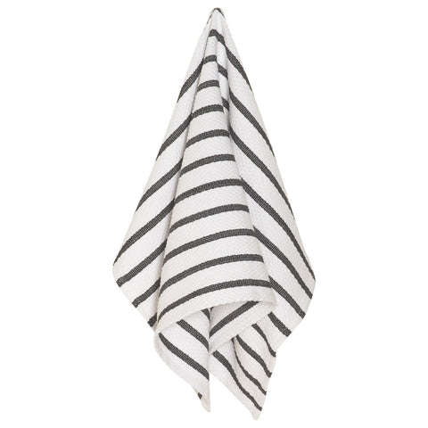 Basketweave Black Dishtowel - The Local Space