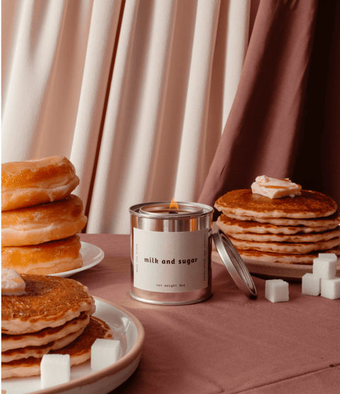 Milk and Sugar | Vanilla + Cinnamon + Cream Candle - The Local Space