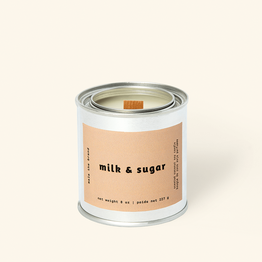Milk and Sugar | Vanilla + Cinnamon + Cream Candle - The Local Space