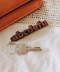 abcdefu | Wood Keychain - The Local Space